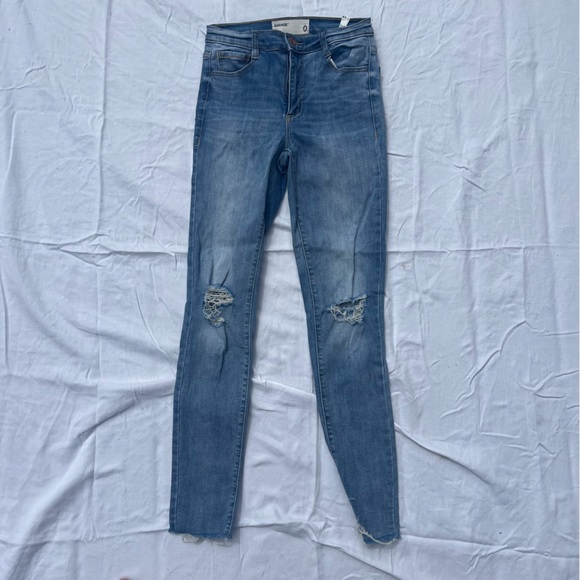 Garage distressed skinny jeans - Picture 1 of 6